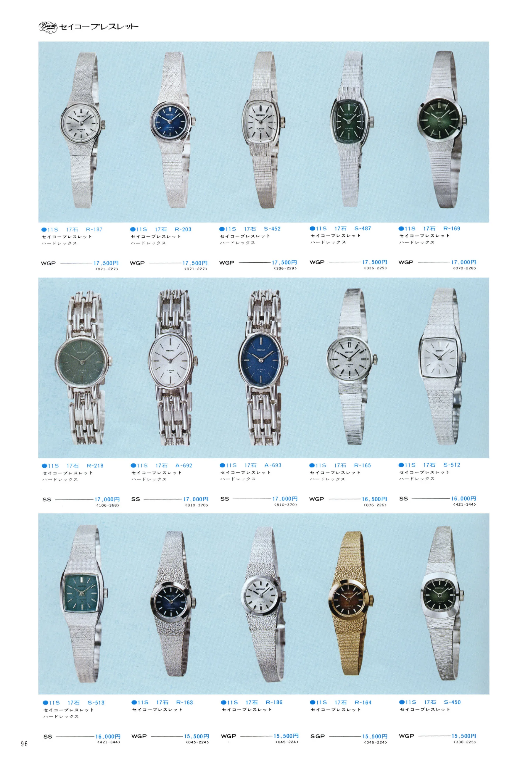 Seiko 1975, Scan page 100. Use the selection controls to identify a watch.