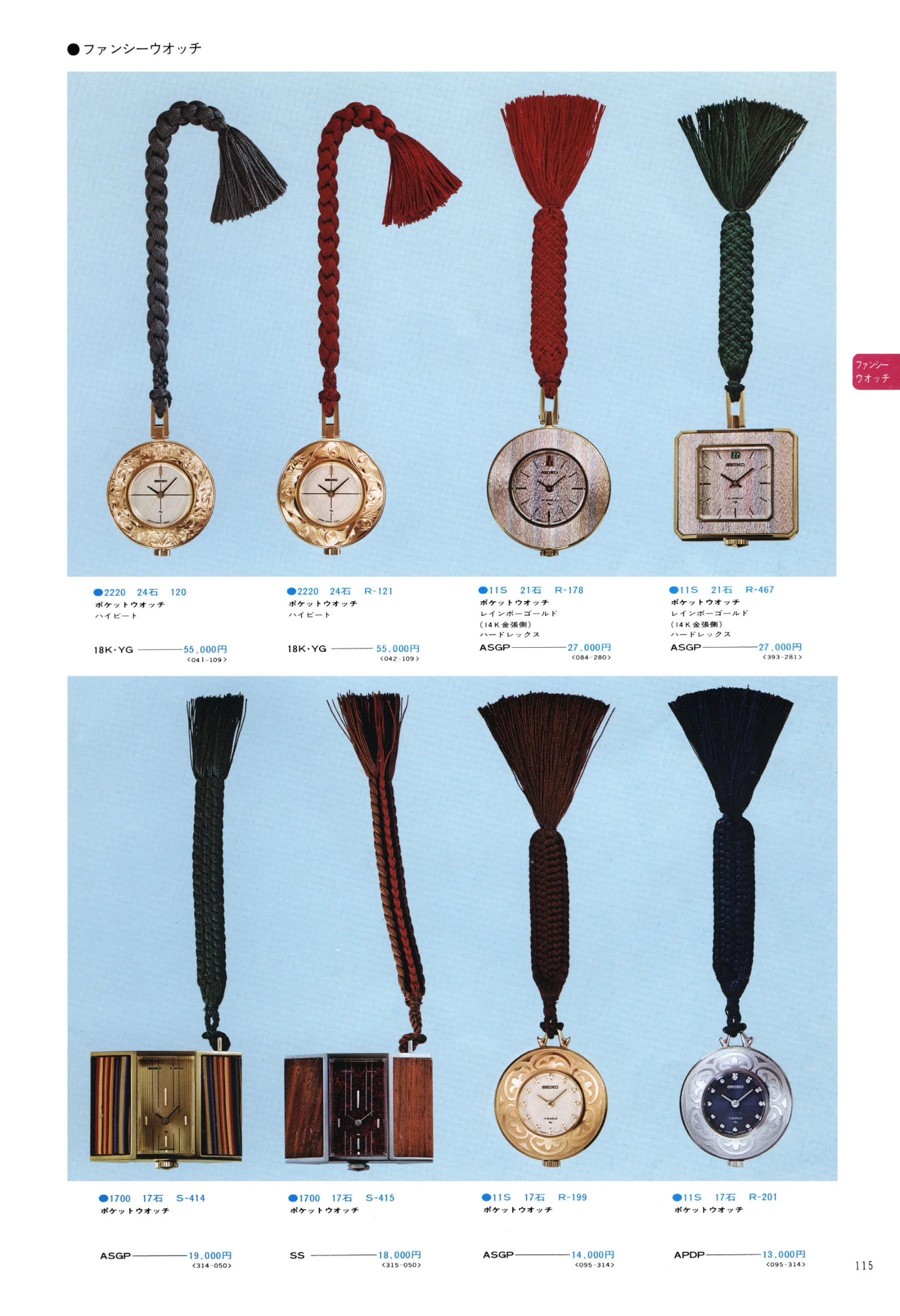 Seiko 1975, Scan page 119. Use the selection controls to identify a watch.