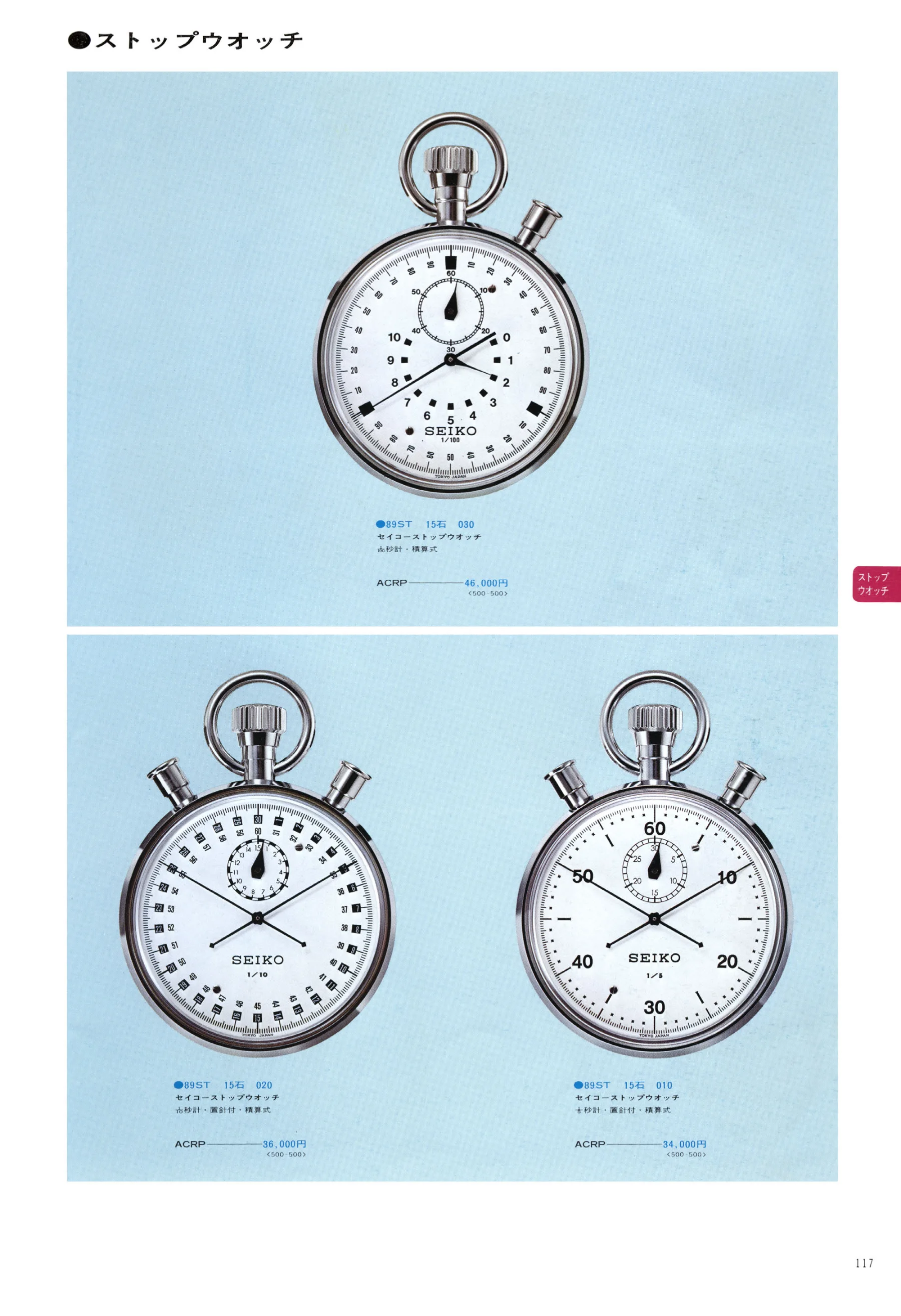 Seiko 1975, Scan page 121. Use the selection controls to identify a watch.